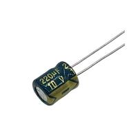 500pcs/lot 10v 220UF Low/Impedance high frequency aluminum electrolytic capacitor size 6X7 220UF 20% RRBXXUYN