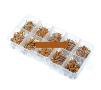 500pcs/lot 10values*50pcs 0.1uf-10uf(104~106) 50v multilayer ceramic capacitors assorted kit assortment set with storage box RUAJOGYNVM