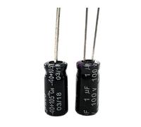 500pcs/lot S53 100v 1UF aluminum electrolytic capacitor size 5 * 11 1UF 20% CZAOINCU