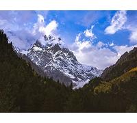 500Pcs Puzzle Jigsaw Puzzles per Adulti Bambini Adolescenti Relax Regali - Montagne cime neve 52x38cm