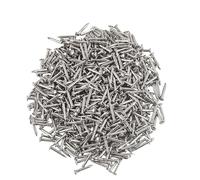 500PCS Testa Rotonda Piccolo Chiodi di Legno Accessori Hardware di Fissaggio Fatti a Mano Scatole Decorative Fai da te Accessori 1 X 10mm Argento