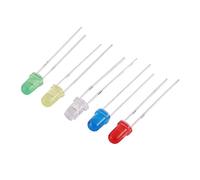 500Pz 3mm LED Diodo ad Emissione Luminosa Assortimento DIY Kit Bianco Rosso Blu Verde Giallo