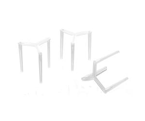 500pz Distanziatore per pizza d'asporto in plastica trasparente pizzeria h 3,5cm