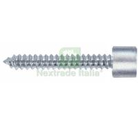 500PZ VITE AUTOFILETTANTE ZINCATA TC CON ESAGONO INCASSATO MM. 4,8X25: