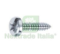 500PZ VITI AUTOFILETTANTI TESTA CILINDRICA ACCIAIO ZINCATO BIANCO Ø MM.3,5X6.5: