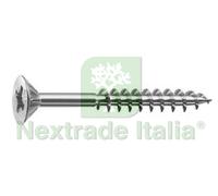 500PZ VITI PANEL VIT PF TESTA SVASATA PIANA ACCIAIO CHROMITING Ø MM.4X40 FILETT: