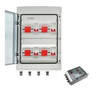500V 4 Input 4 Output Solar photovoltaic PV Combiner Box With Lightning Protection DC Fuse MCB SPD Waterproof Box IP65 IINKUEYK(DC MCB 40A)