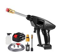 500W 21V Pistola Ad Acqua For Lavaggio Auto Alta Pressione Senza Fili A Spruzzo Generatore Di Schiuma For Rondella Portatile Con Batteria Da 30000 MAh Potente Getto A Pressione