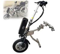 500W Handbike Elettrica per Sedia a Rotelle, Propulsore Anteriore Elettronico Anteriore per Carrozzina,Attacco Elettrica Handcycle con 48V 15 Ah/17 Ah Batteria al Litio, Autonomia 60/70 Km,A15Ah