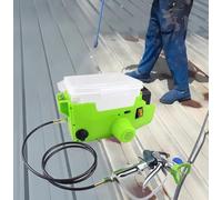500W Portable Airless Spraying Machine, 1.7L Rechargeable Backpack Cordless Paint Sprayer,Furniture Wall Spraying Tool(Green)