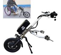 500W Propulsore Elettronico Anteriore per Carrozzina, Dispositivo Di Traino Per Sedia A Rotelle, 3 Velocità, Con Luce Anteriore + Tromba, Batteria Da 48 V 17 Ah, Autonomia 70 Km, Ruote Da 12 Pollici,A