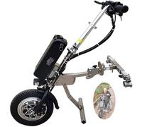 500W Propulsore Elettronico Anteriore per Carrozzina,Dispositivo Di Traino Per Sedia A Rotelle (Manuale → Elettrico), Trazione Anteriore Per Handbike, Autonomia 60/70 Km, 3 Velocità,A17Ah
