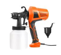 500W Spruzzatore Di Vernice For Uso Domestico 800ml Macchina For Spruzzatura Di Vernice Controllo Del Flusso For La Casa Artigianato Fai-da-te For Dipingere Soffitto Pareti Recinzione Porta(Orange)