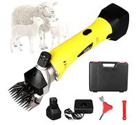 500W Tosapecore Elettrico Professionale, Due Batterie, Ricaricabili, Wireless, Per La Rasatura Della Lana Da Pelliccia in Pecore, Capre, Bovini, Animali Da Allevamento,13straightteeth