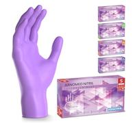 500x ARNOMED® Guanti nitrile S Viola, Guanti monouso senza polvere e lattice, Guanti plastica usa e getta dermanytril, Per cucina, pulizia casa, alimenti e tattoo XS, S, M, L, XL