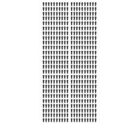 500X Plastica Clip Rivetto Bici Carena Trim Panel Fastener 6mm per Nero R4B4