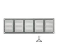 500x150mm Griglia D'aria con Rete Anti Insetti - Griglie D'Aerazione in Metallo - Zincato