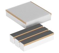 501 Filtro di ricambio per forno compatibile con purificatore d'aria AprilAire 5000 per tutta la casa, 16 x 25 x 6 MERV 15, aria pulita e polvere, confezione da 4