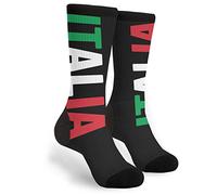 501 Italia Italia Bandiera Italiana Unisex Calze Escursionismo Traspiranti Calze Da Trekking Imbottiti Calze Da Lavoro Per Escursionismo Running Passeggio