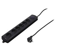 50112 Presa elettrica: presa di sicurezza: 6 250VAC 10A nero QOLTEC