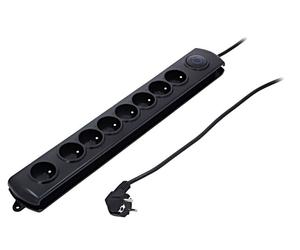 50114-QOL1 50114 Presa elettrica: Prese di sicurezza: 8 250VAC 10A nero QOLT