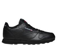 50149 Reebok Classic Leather scarpe da corsa sportive giovanili nere scarpe...