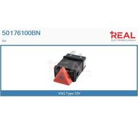 50176100BN REAL Interruttore, Lampeggiatore d'emergenza per VW