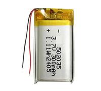 502035 300mAh 3.7V 1PZ(502035-300mAh(Wired))