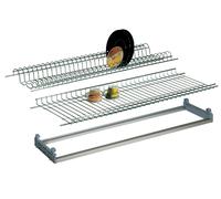 50226 Q.TA' 1 KIT SCOLAPIATTI TELAIO REGOLAB C/VASCH 76 CM CROM