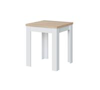 502303 Q.TA' 1 KIT TAVOLO A LIBRO 67X67X135 CM ROVERE BIANCO