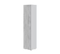 502305 KIT MOBILE MULTIUSO 41X37XH182 CM BIANCO CEMENTO
