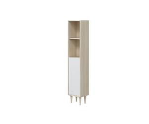 502312 Q.TA' 1 KIT COLONNA BAGNO VERONA 1 ANTA 150 ROVERE BIANCO