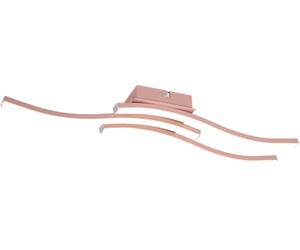 502386 Q.TA' 1 PLAFONIERA LED ROUTE ORO ROSA 3 LUCI X 5W 400K0