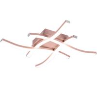 502387 Q.TA' 1 PLAFONIERA LED ROUTE ORO ROSA 4 LUCI 20W 4000K