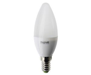 502633 Q.TA' 10 BEGHELLI LED OLIVA E14 7W 58063 CAL 3000K SUPER