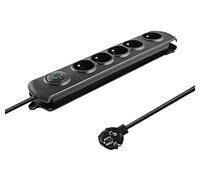 50271 Presa elettrica: presa di sicurezza: 5 230VAC 10A nero QOLTEC