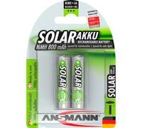 ANS SOLAR 2X800 - Batteria solare, NiMh, AA (Mignon), 800 mAh, pacco da 2