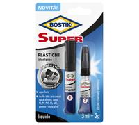 503615 Q.TA' 6 BOSTIK SUPER PLASTICHE ATTIVATORE+ADESIVO BLISTER