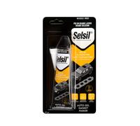 503796 Q.TA'. 12 SELSIL SILICONE ALTE TEMPERATURE SHT-85 ROSSO 85 G