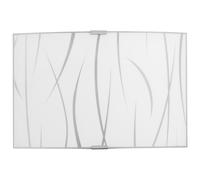 503923 Q.TA' 4 APPLIQUE SIMONE 30 1XE27 VETRO LASTRA BIANCO