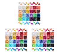 5040 Pezzi 6mm 24 Colori Perle Rotonde Perline con Fori per Gioielli Che Fa4527