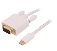 50419 Adattatore USB 3.1 D-Sub 15pin HD maschio, USB C-Spina 2m QOLTEC