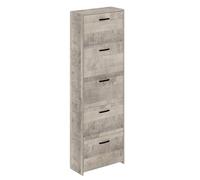 504293 Q.TA' 1 KIT SCARPIERA 5A D/PROF 58X25X173 ROVERE PLAT.K355