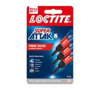 504341 Q.TA' 24 ADESIVO SUPER ATTAK MINITRIO LIQUIDO 3X1 G
