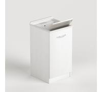 504424 Q.TA' 1 LAUNDRY LAVATOIO 1A 47X50X86 CM BIANCO FRASSINO