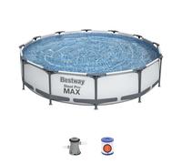Piscina c/telaio e pompa d 366xh76 cm 56416 s/scala