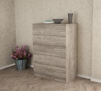504779 Q.TA' 1 KIT CASSETTIERA 5C 80X45X111 CM ROVERE PL.