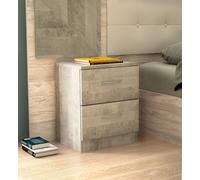 504785 Q.TA' 1 KIT COMODINO 2C 45X34XH47 CM ROVERE PL.
