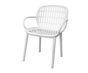 504815 Q.TA' 1 POLTRONA POSITANO BAMBOO BIANCO
