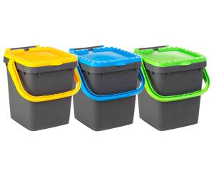 504906 Q.TA' 1 PATTUMIERA 35 L ECOPLUS C/MANIGLIA KIT 3 PEZZI